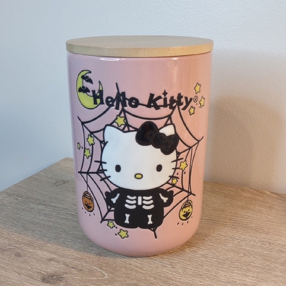 Hello Kitty Sanrio Halloween Ceramic Lidded Jar - Picture 1 of 7